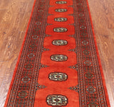 Bokhara Handmade Wool Runner Rug - 2' 7" X 7' 9"