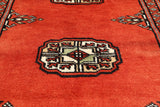 Bokhara Handmade Wool Runner Rug - 2' 7" X 7' 9"
