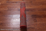 Rust Bokhara Hand-Knotted Wool Runner Rug - 2' 7" X 7' 4"