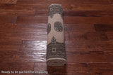 Beige Bokhara Hand Knotted Wool Runner Rug - 2' 6" X 8' 6"