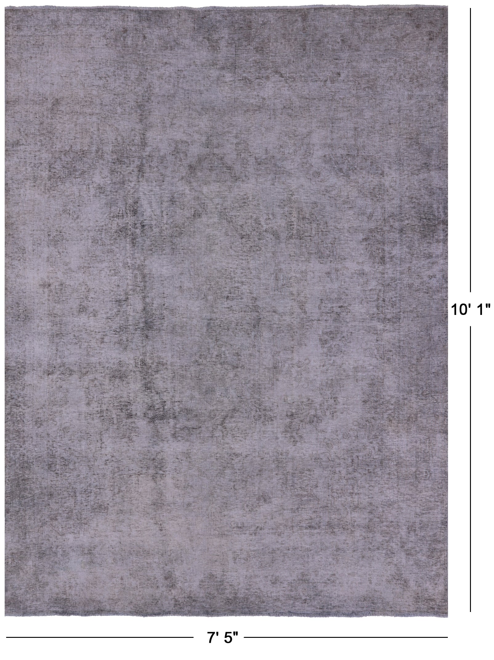 Persian Overdyed Hand Knotted Wool Area Rug - 7' 5" X 10' 1" - Golden Nile
