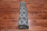 Blue Bokhara Hand Knotted Wool Rug - 9' 2" X 12' 4"