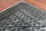 Blue Bokhara Hand Knotted Wool Rug - 9' 2" X 12' 4"