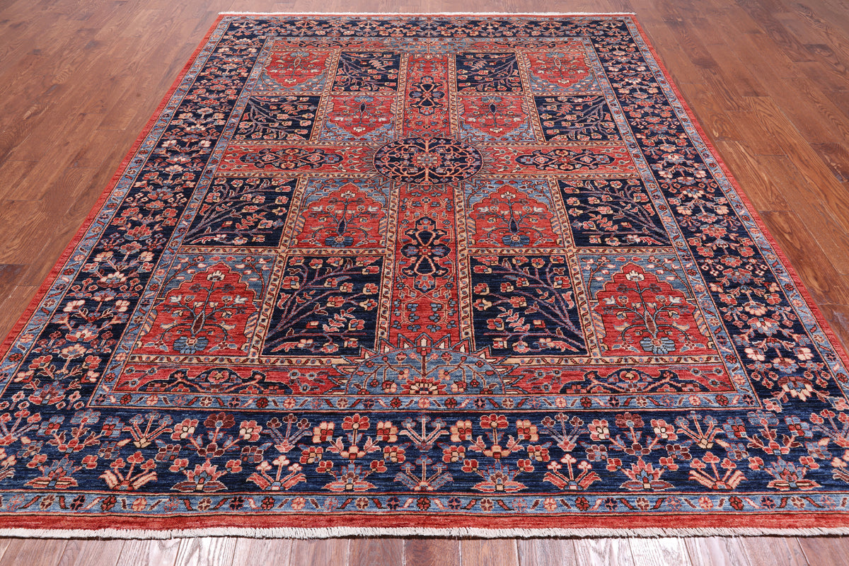 Persian Fine Serapi Handmade Wool Rug - 8' 0" X 9' 9"