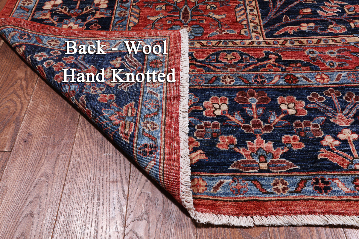 Persian Fine Serapi Handmade Wool Rug - 8' 0" X 9' 9"