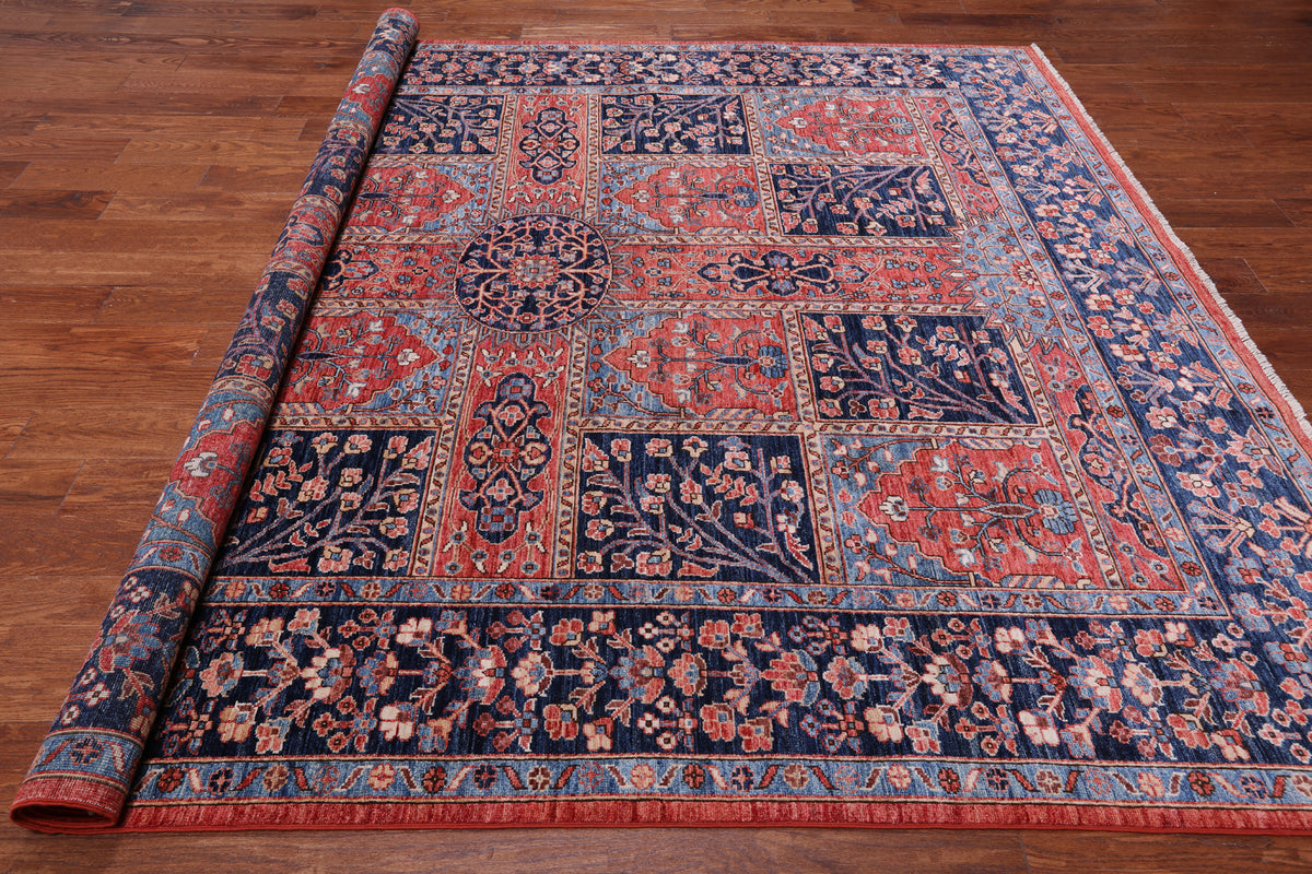 Persian Fine Serapi Handmade Wool Rug - 8' 0" X 9' 9"