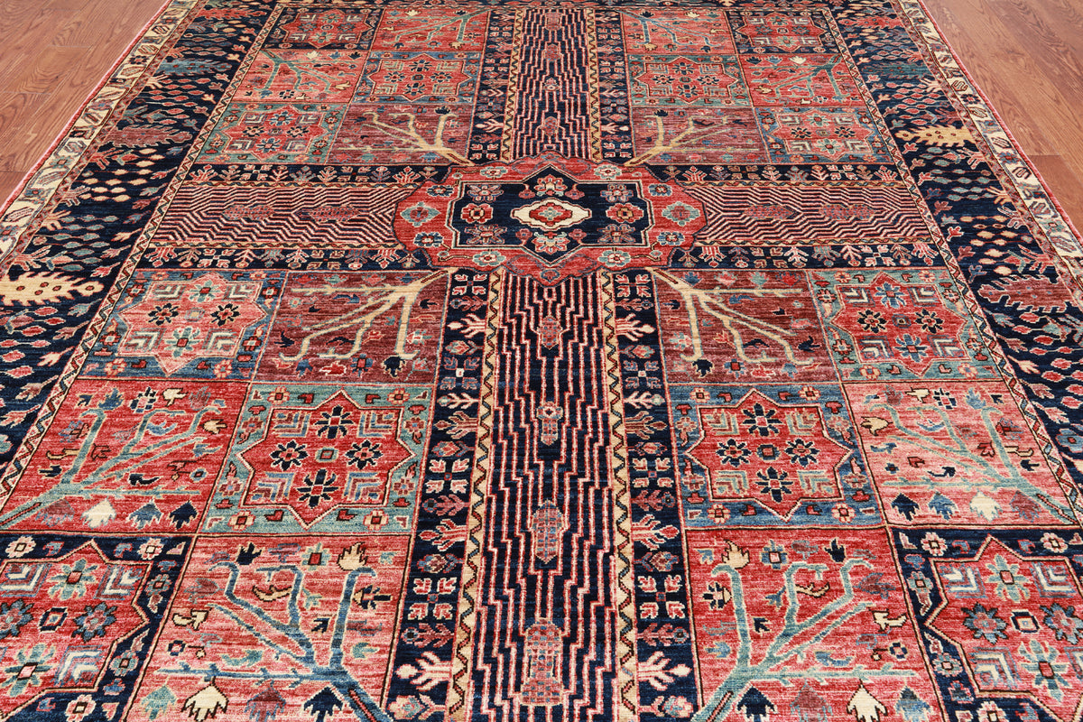 Persian Fine Serapi Hand Knotted Wool Rug - 8' 1" X 10' 5"