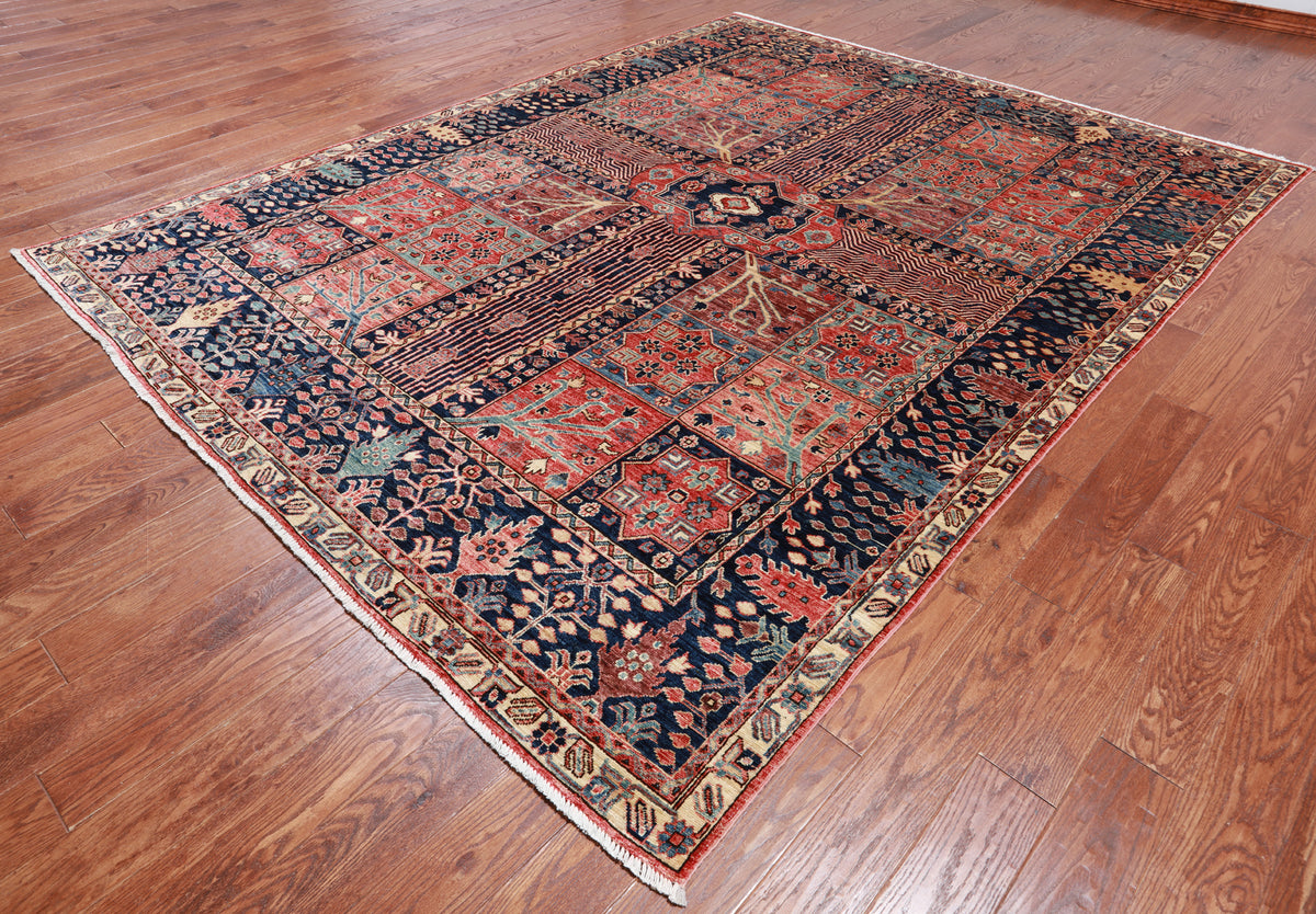 Persian Fine Serapi Hand Knotted Wool Rug - 8' 1" X 10' 5"