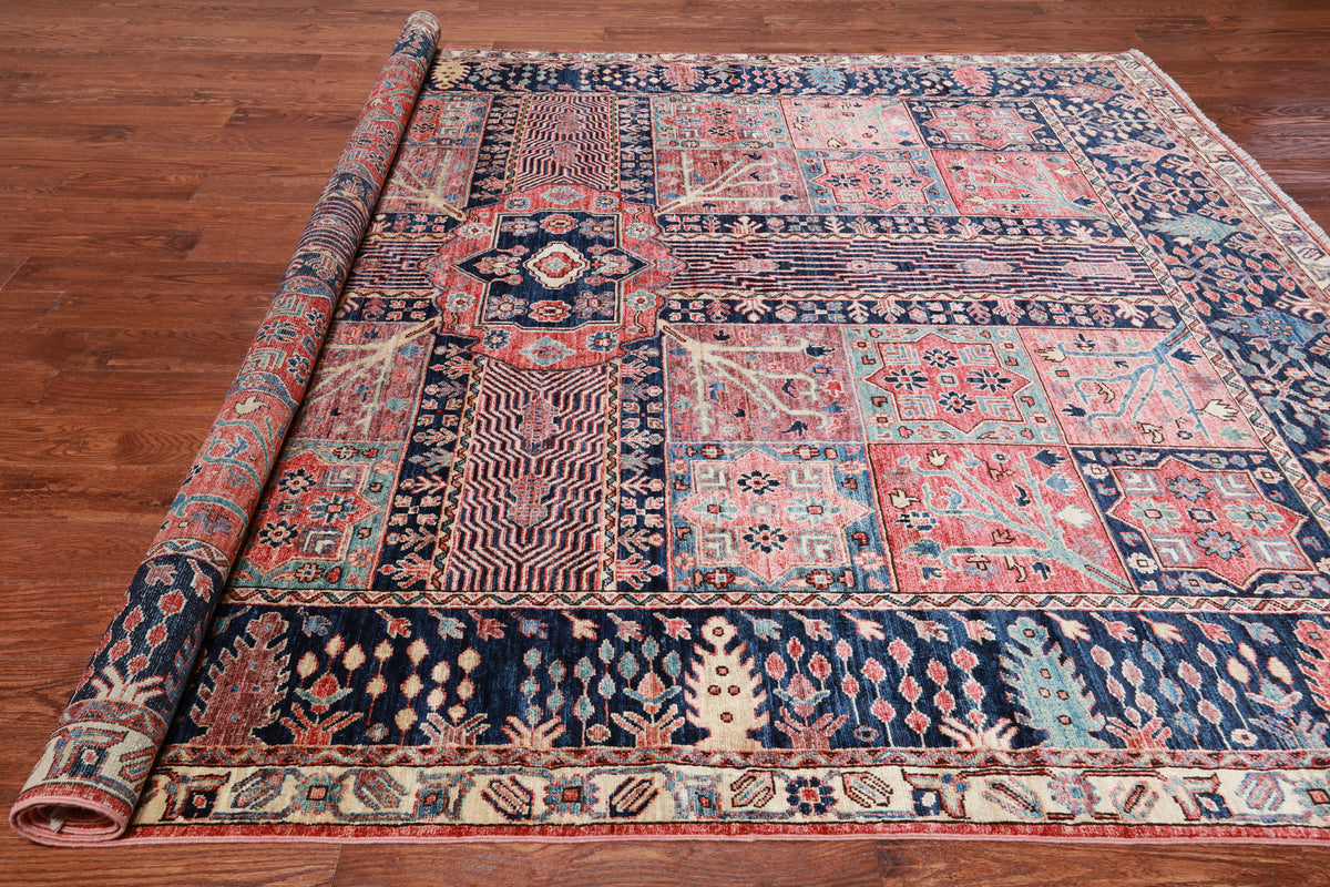 Persian Fine Serapi Hand Knotted Wool Rug - 8' 1" X 10' 5"
