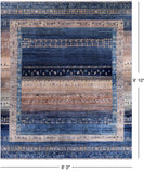 Tribal Persian Gabbeh Handmade Wool Rug - 8' 0" X 9' 10"