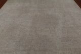 Ivory Peshawar Washed Out Handmade Wool Rug - 8' 8" X 11' 7"