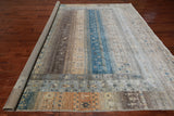 Square Tribal Persian Gabbeh Hand-Knotted Wool Rug - 10' 0" X 10' 0"