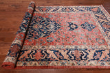 Rust Persian Fine Serapi Handmade Wool Rug - 6' 0" X 12' 2"
