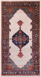 Ivory Persian Fine Serapi Hand Knotted Wool Rug - 6' 0" X 11' 4"