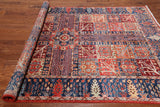 Red Persian Fine Serapi Hand-Knotted Wool Rug - 6' 1" X 8' 9"