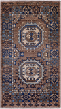 Turkmen Ersari Hand Knotted Wool Rug - 3' 0" X 5' 3"