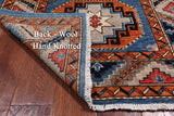 Blue Turkmen Ersari Hand Knotted Wool Rug - 3' 1" X 5' 0"