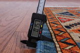 Blue Turkmen Ersari Hand Knotted Wool Rug - 3' 1" X 5' 0"