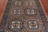 Turkmen Ersari Hand Knotted Wool Rug - 4' 1" X 6' 0"