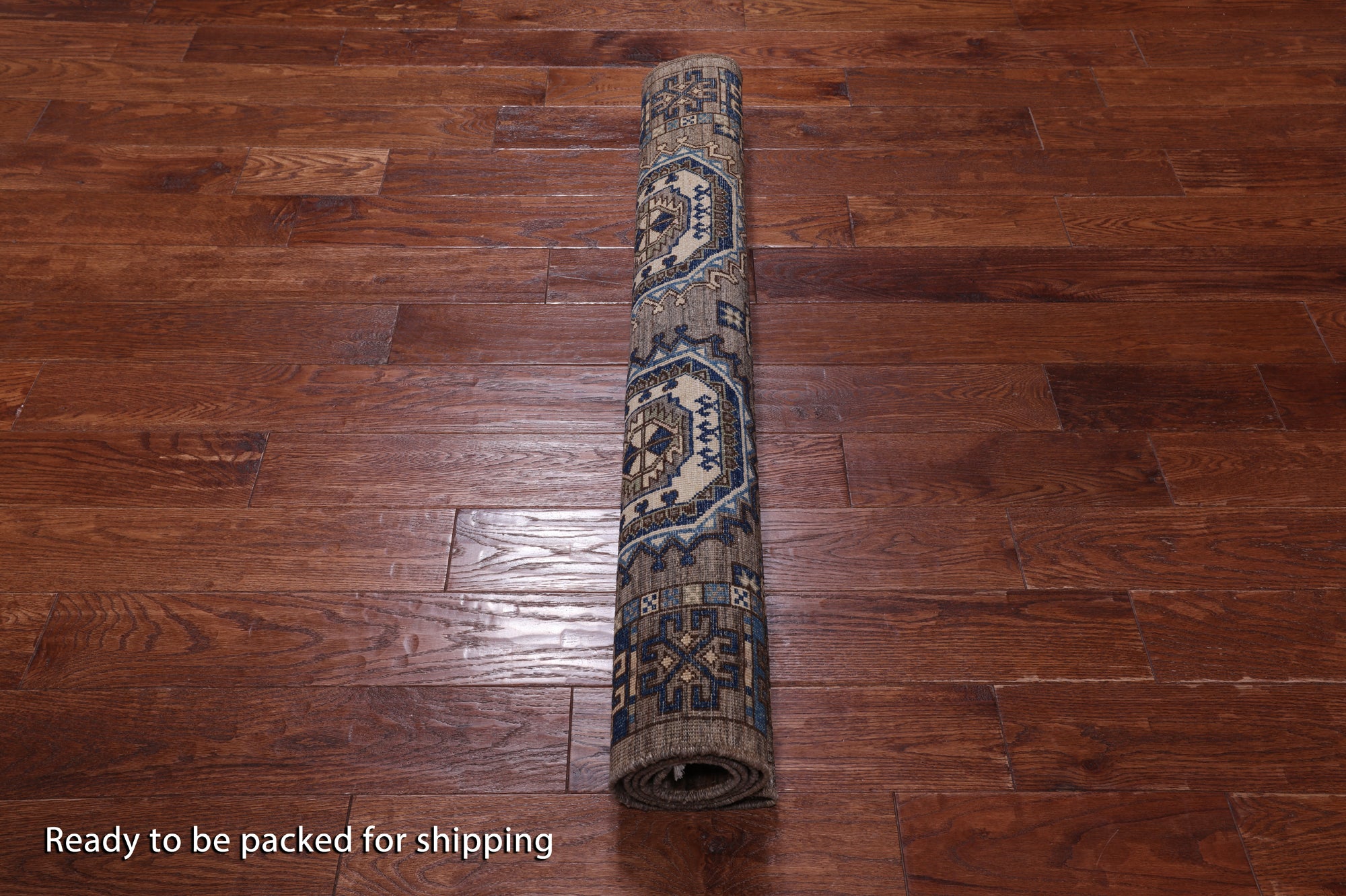 Turkmen Ersari Hand Knotted Wool Rug - 4' 1" X 6' 0"