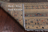 Tribal Persian Gabbeh Hand Knotted Wool Rug - 4' 0" X 5' 6"