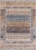 Tribal Persian Gabbeh Hand Knotted Wool Rug - 4' 0" X 5' 6"