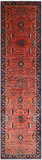 Rust Persian Fine Serapi Handmade Wool Runner Rug - 3' 10" X 15' 10"