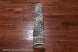 Turkmen Ersari Handmade Wool Runner Rug - 3' 9" X 12' 4"
