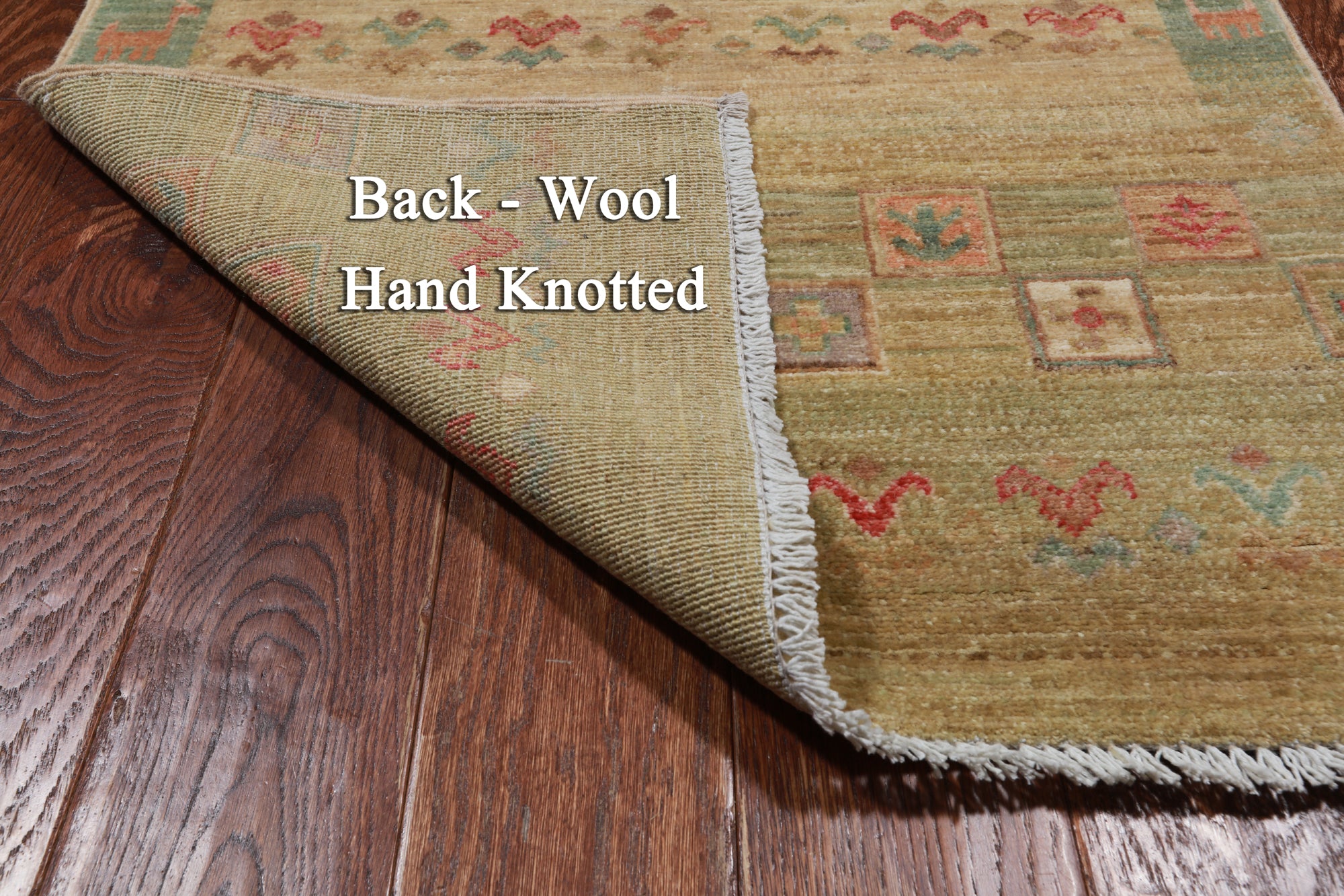 Tribal Persian Gabbeh Handmade Wool Runner Rug - 2' 7" X 11' 8"