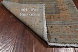 Tribal Persian Gabbeh Handmade Wool Runner Rug - 2' 6" X 11' 3"