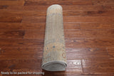 Tribal Persian Gabbeh Handmade Wool Runner Rug - 2' 6" X 11' 3"