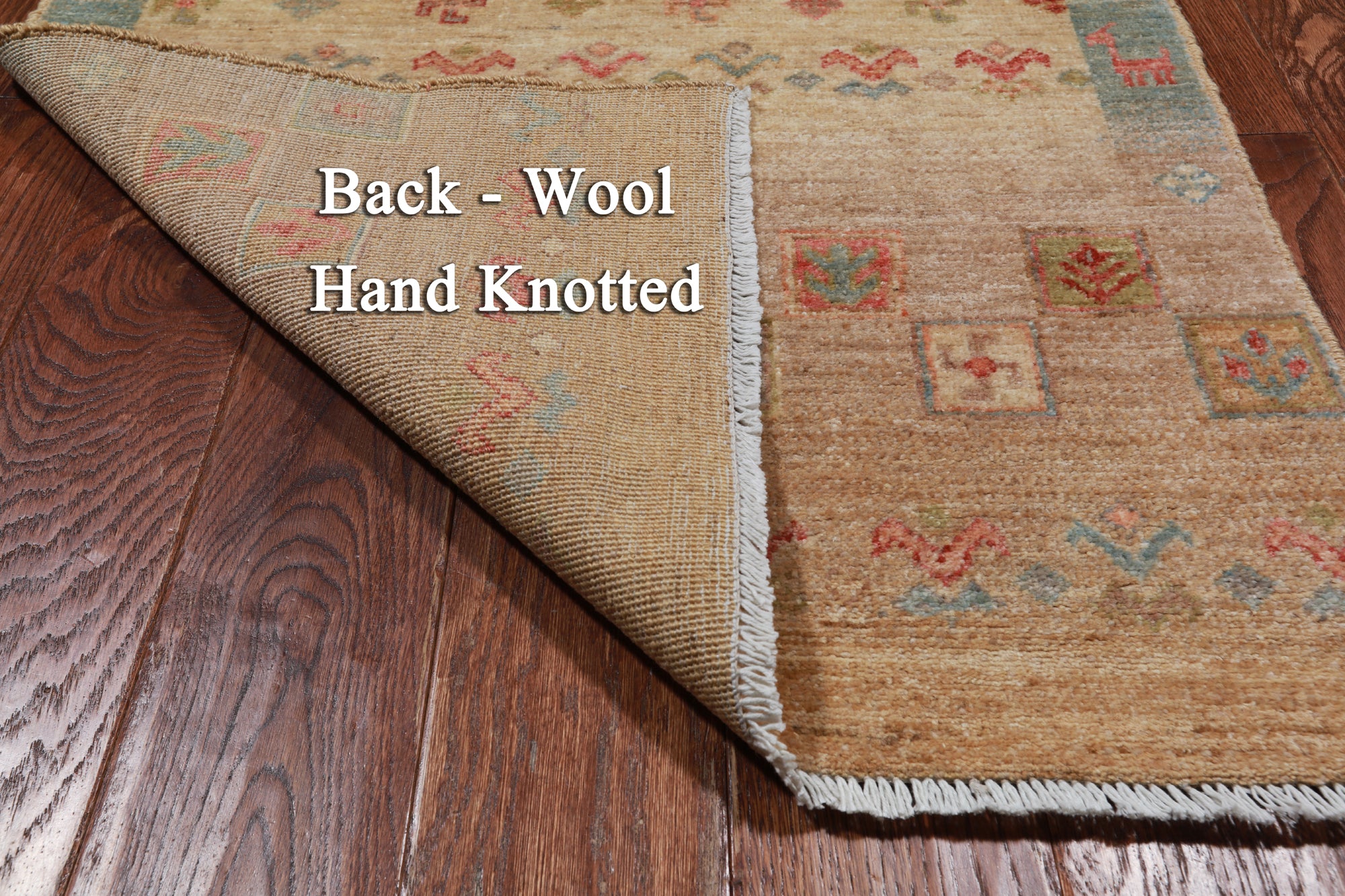 Tribal Persian Gabbeh Hand-Knotted Wool Runner Rug - 2' 7" X 11' 7"
