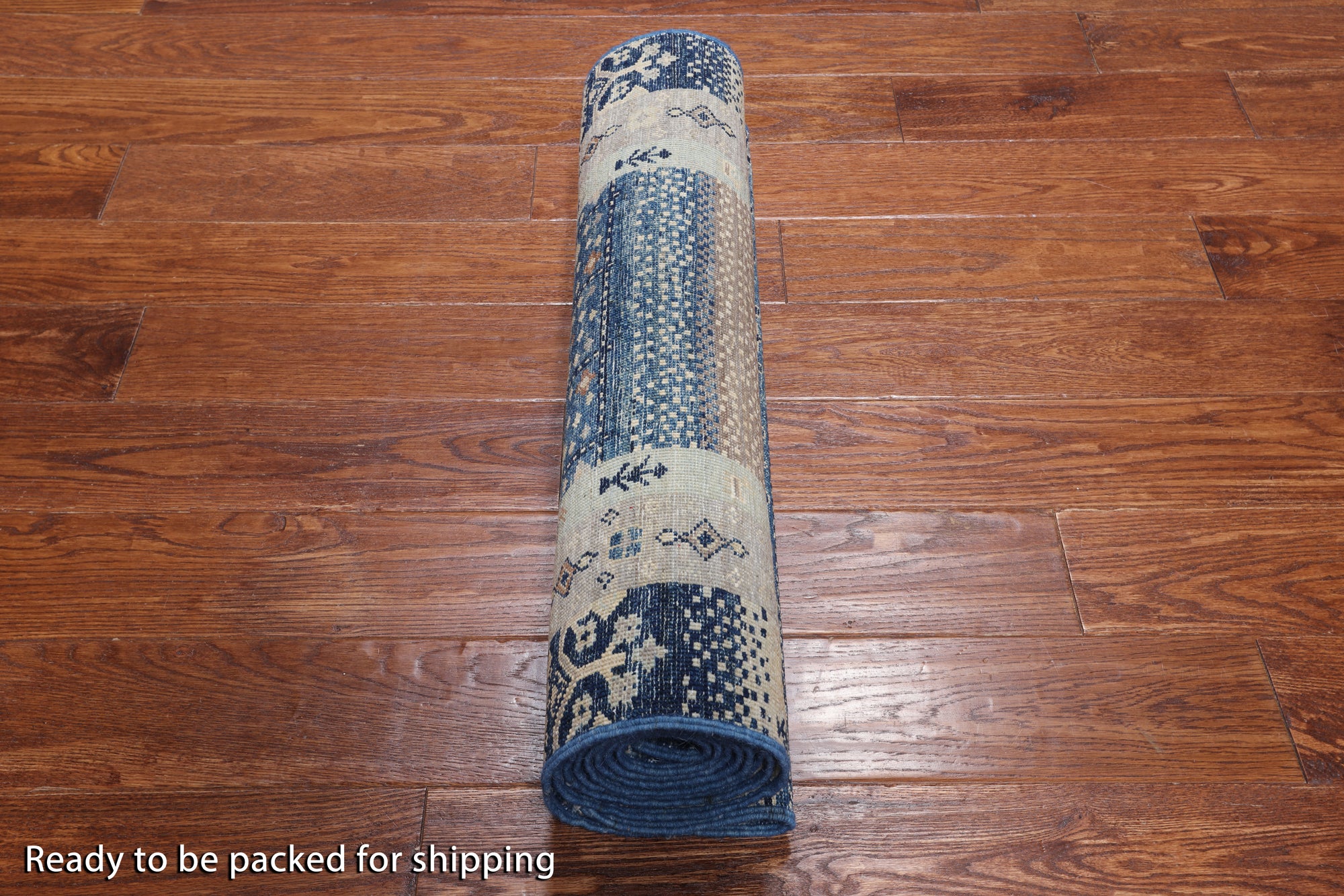 Tribal Persian Gabbeh Handmade Wool Runner Rug - 2' 7" X 9' 6"