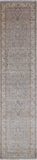Silver Peshawar Washed Out Handmade Wool Runner Rug - 2' 9" X 11' 11"