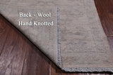 Ivory Peshawar Washed Out Hand-Knotted Wool Runner Rug - 2' 6" X 11' 2"