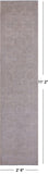 Ivory Peshawar Washed Out Hand-Knotted Wool Runner Rug - 2' 6" X 11' 2"