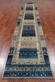 Tribal Persian Gabbeh Handmade Wool Runner Rug - 2' 9" X 15' 0"