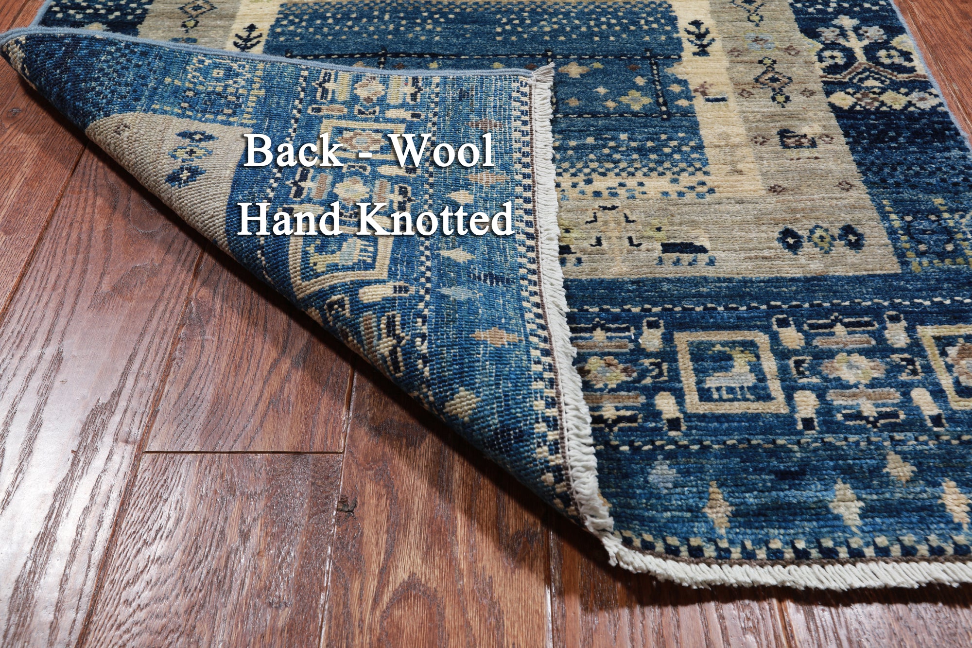 Tribal Persian Gabbeh Handmade Wool Runner Rug - 2' 9" X 15' 0"