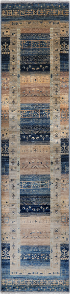 Tribal Persian Gabbeh Handmade Wool Runner Rug - 2' 9" X 11' 7"