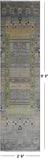 Tribal Persian Gabbeh Handmade Wool Runner Rug - 2' 6" X 9' 5"