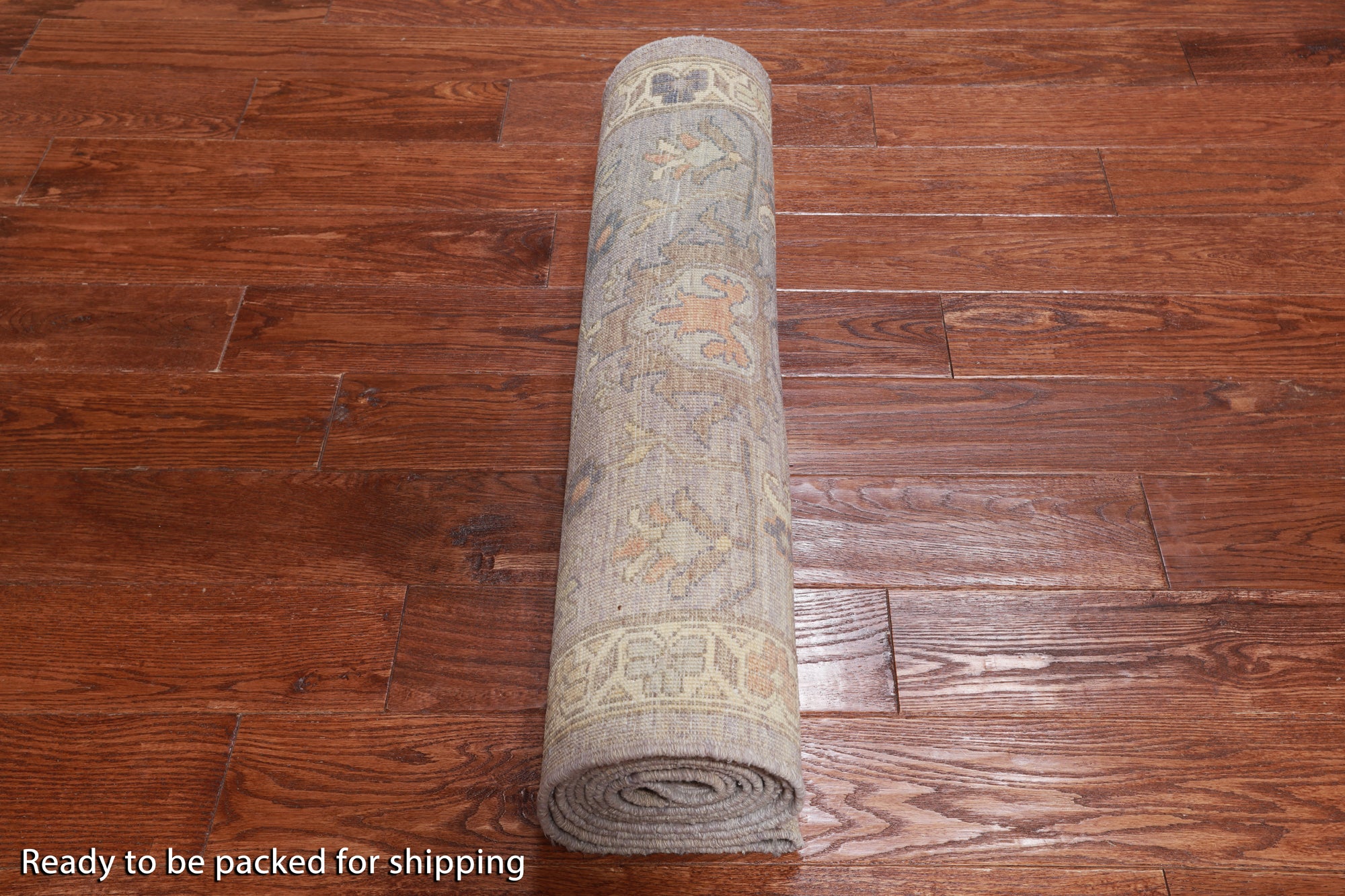 Silver Peshawar Washed Out Hand-Knotted Wool Runner Rug - 2' 10" X 10' 2"