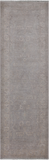 Silver Peshawar Washed Out Hand Knotted Wool Runner Rug - 2' 5" X 7' 10"