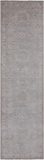 Silver Peshawar Washed Out Handmade Wool Runner Rug - 2' 7" X 9' 8"