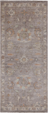 Silver Peshawar Washed Out Handmade Wool Runner Rug - 2' 5" X 5' 6"