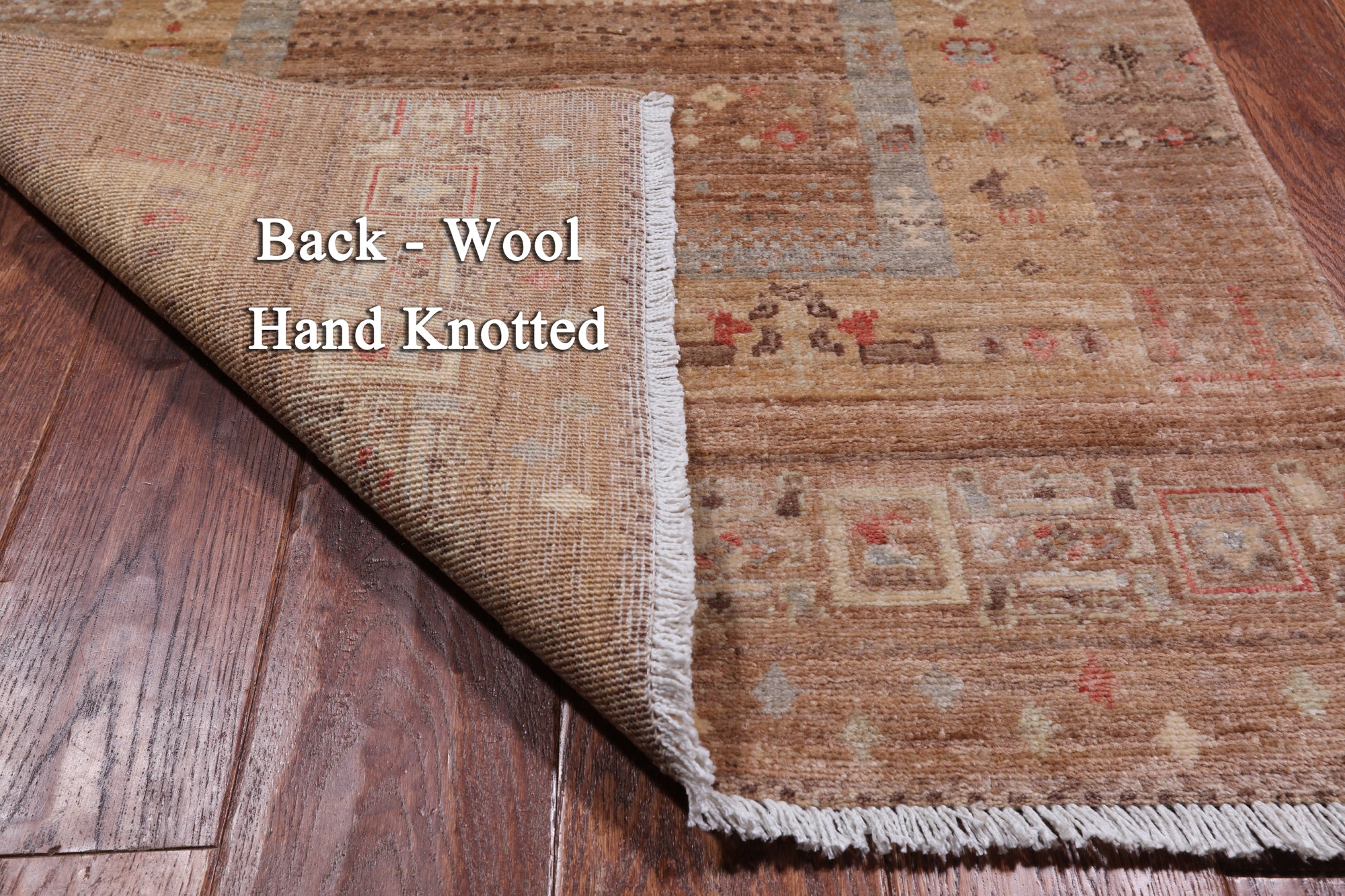 Tribal Persian Gabbeh Hand-Knotted Wool Runner Rug - 2' 8" X 11' 7"