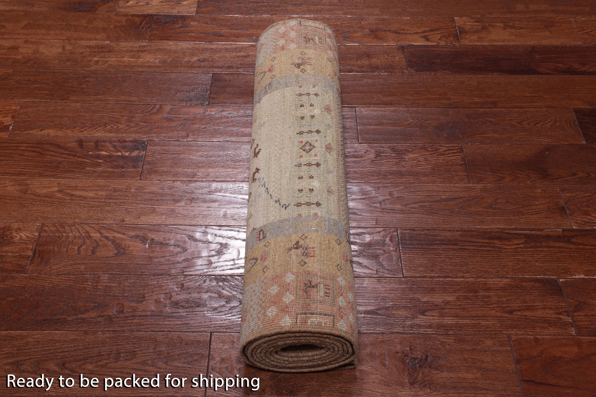 Tribal Persian Gabbeh Hand-Knotted Wool Runner Rug - 2' 8" X 11' 7"