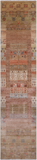 Tribal Persian Gabbeh Hand Knotted Wool Runner Rug - 2' 7" X 11' 7"