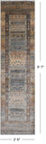 Tribal Persian Gabbeh Hand Knotted Wool Runner Rug - 2' 6" X 9' 7"