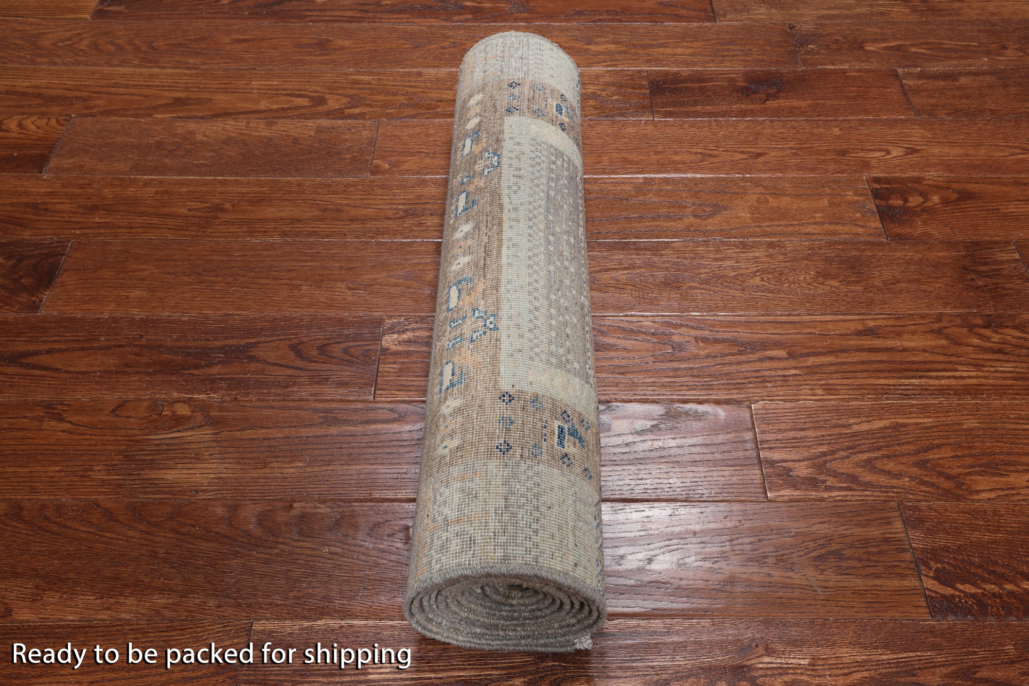 Tribal Persian Gabbeh Hand Knotted Wool Runner Rug - 2' 6" X 9' 7"