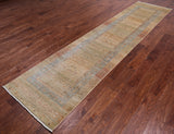 Tribal Persian Gabbeh Hand-Knotted Wool Runner Rug - 2' 8" X 11' 9"